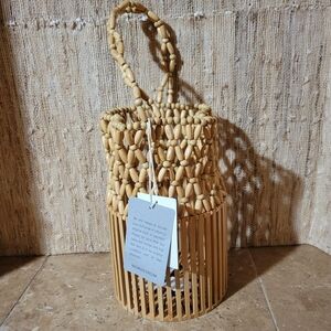 L*Space Casanova bag - Natural - Bamboo - Women's Bag